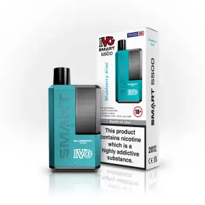 Blueberry Kiwi IVG Smart 5500 Disposable Vape Kit 20mg